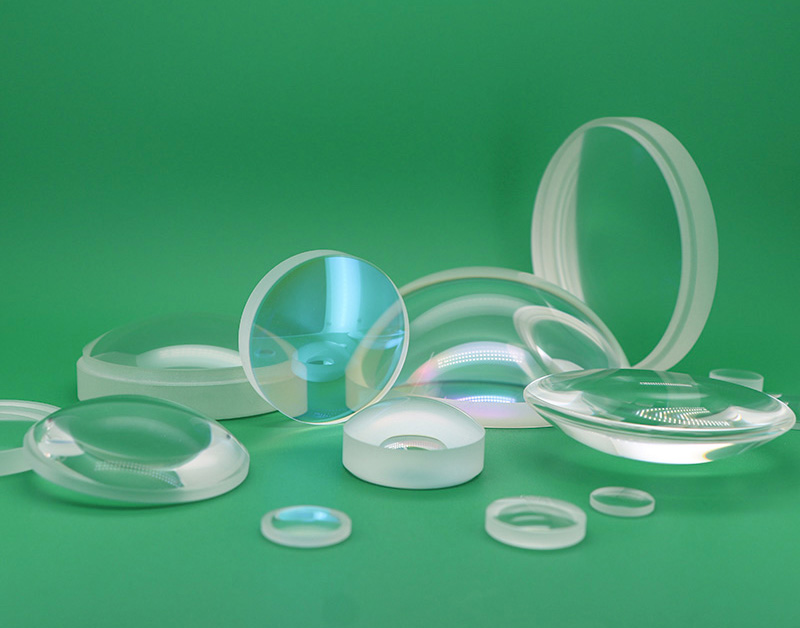 Fused Silica Plano-Convex Lenses with 1064 nm Laser Line Antireflection V-Coating