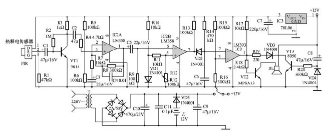 Pyroelectric infrared sensors