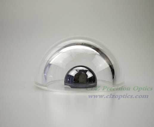 A common specification Dome window, 30mm diameter, 2mm thick, 15mm height, N-BK7 or equivalent type