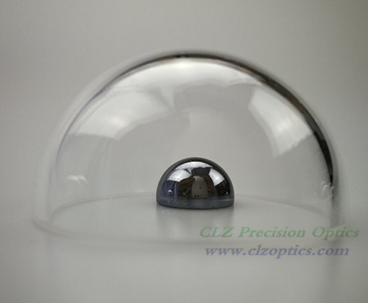 Optical Dome, 75mm diameter, 3mm thick, 37.5mm height, N-BK7 or equivalent type Dome Windows