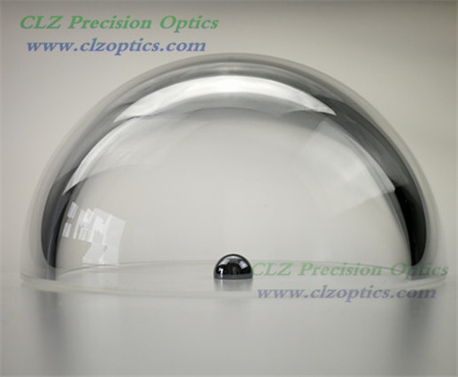 Optical Dome, 102mm diameter, 11mm thick, 51mm height, N-BK7 or equivalent type Dome Windows